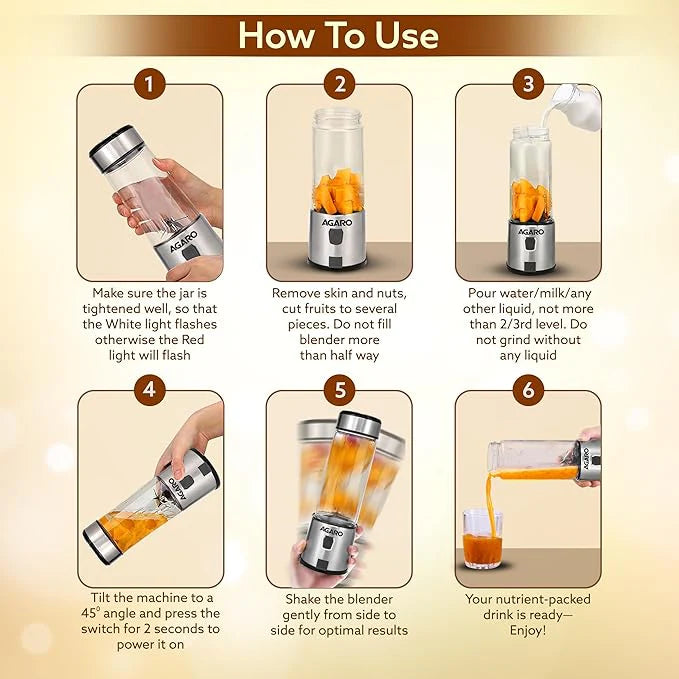 Portable Mini Blender for Fresh Juice