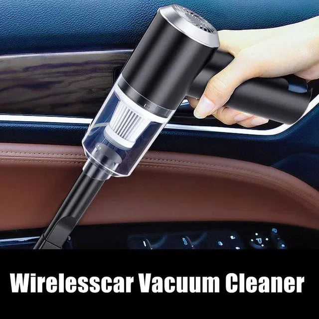 3-in-1 Portable Cordless Mini Vacuum Cleaner | USB Rechargeable | Car & Home Cleaning